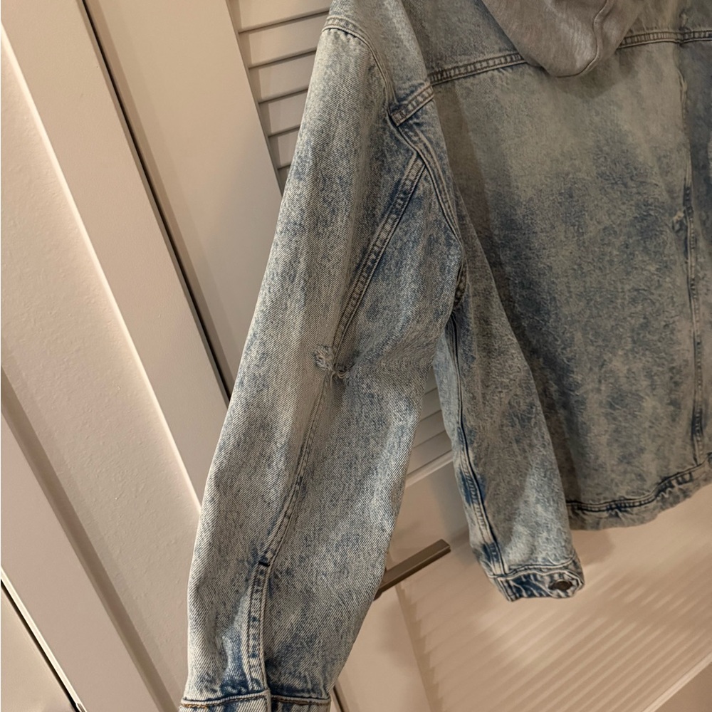 Free People Flawless Hooded Denim Jacket - Picture 4 of 4